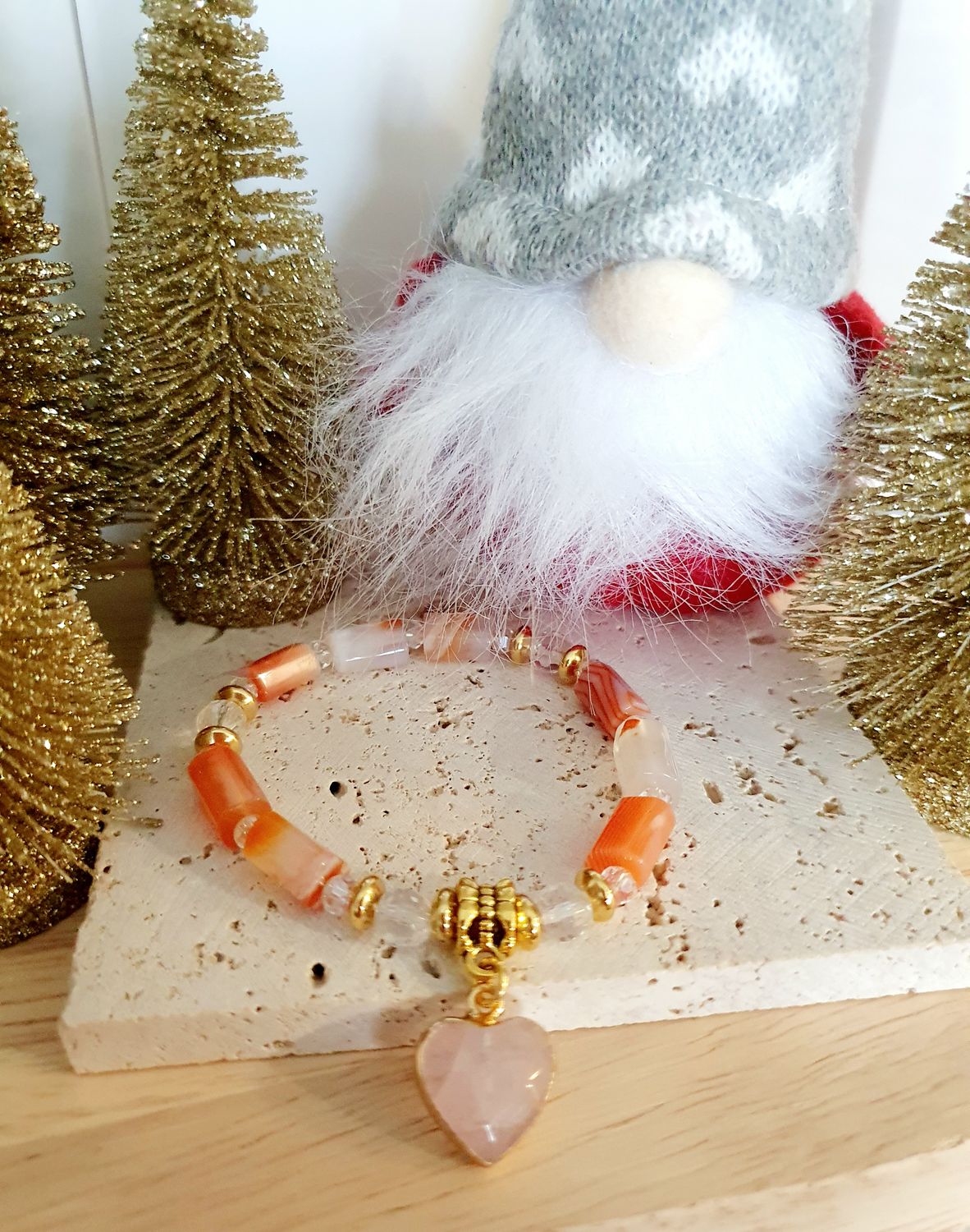🎄🎁🎊 POUR L&#39; ACHAT DE CE MAGNIFIQUE BRACELET 👉 CRÉOLES ASSORTIES OFFERTES 🎁🥳🥳🥳 RÉF:1995