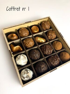 The delicious assorted chocolate coffret
