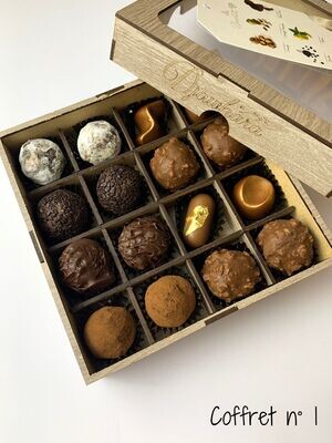 The delicious assorted chocolate coffret