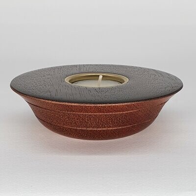 Ebonised Sapele Wooden Tealight Holder