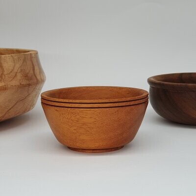 Extra Small Wooden Trinket Bowl