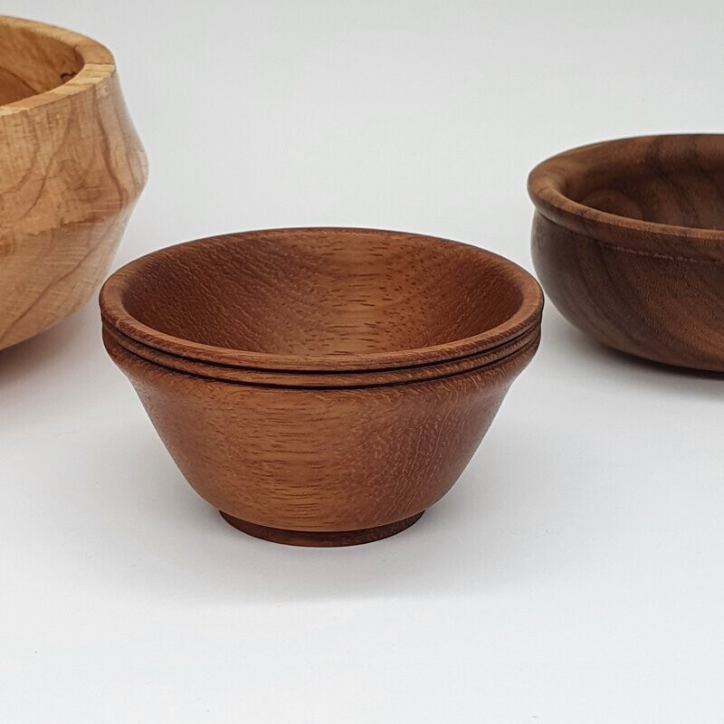 Extra Small Wooden Trinket Bowl