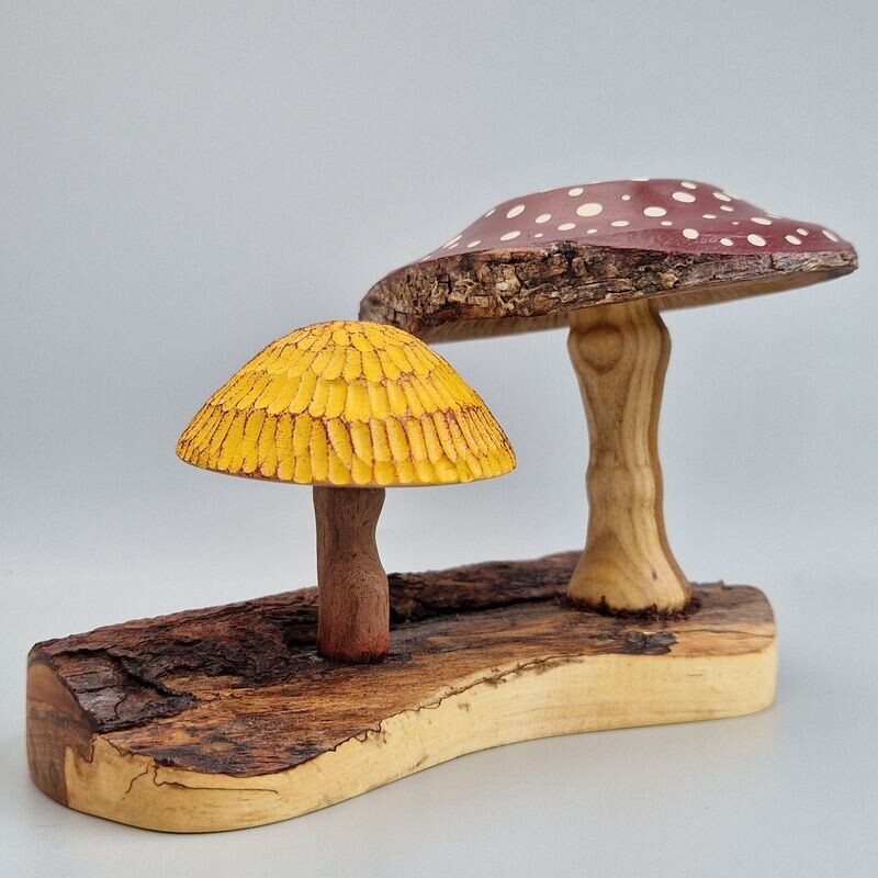 Wooden Mushrooms - Shroom 10
