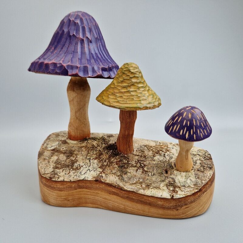 Wooden Mushrooms - Shroom 17