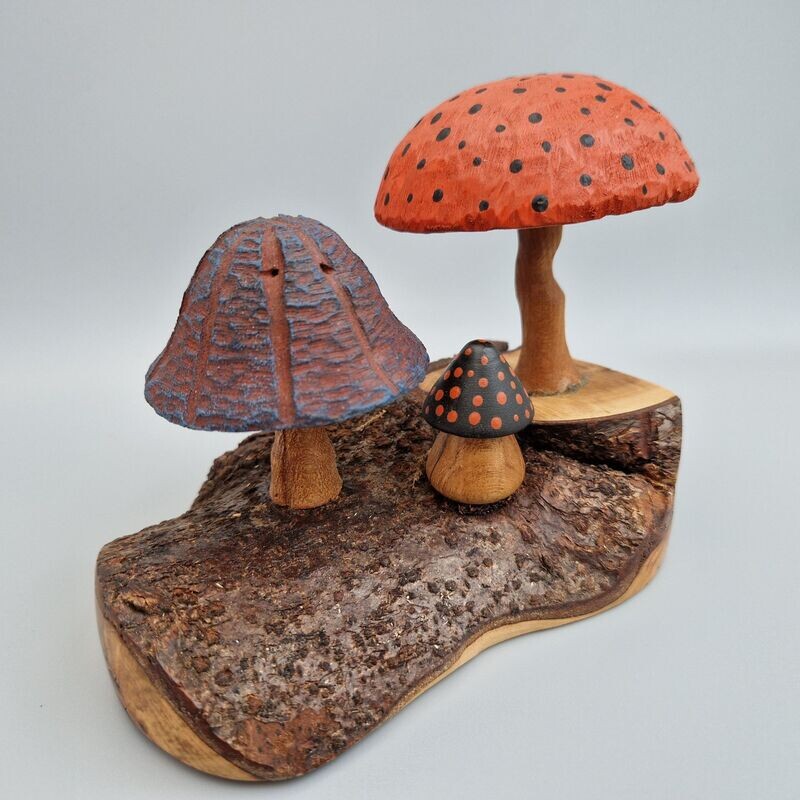 Wooden Mushrooms - Shroom 22