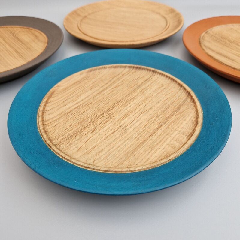 Decorated Oak Plate