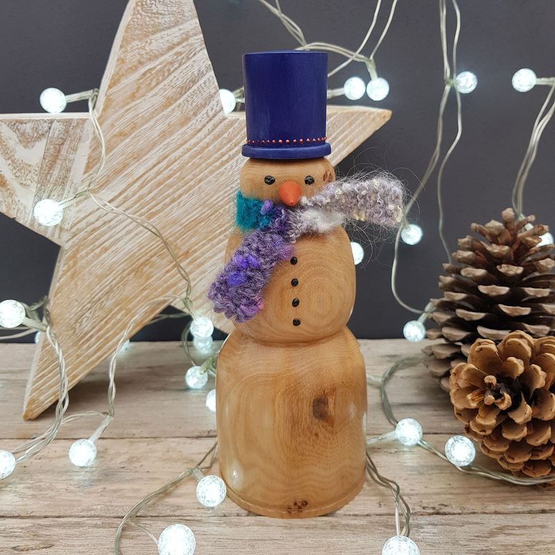 Wooden Snowman 26