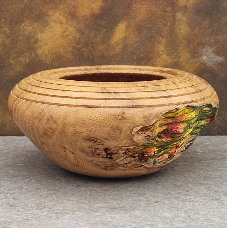 Wooden Hollow Form - Bite of the Burl