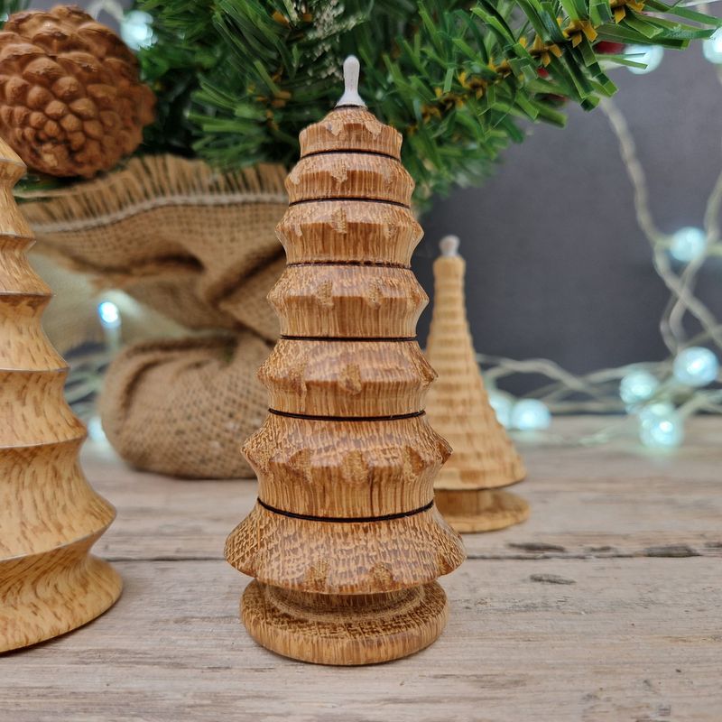 Wooden Christmas Tree - Oak