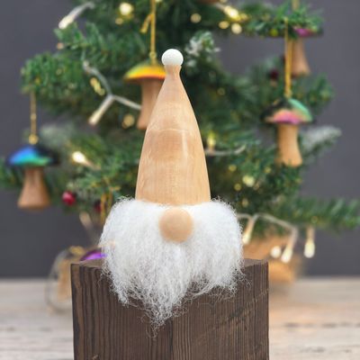Wooden Christmas Gonk - Skelf