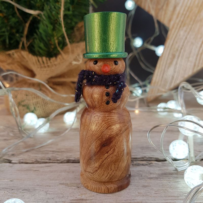 Wooden Snowman 47