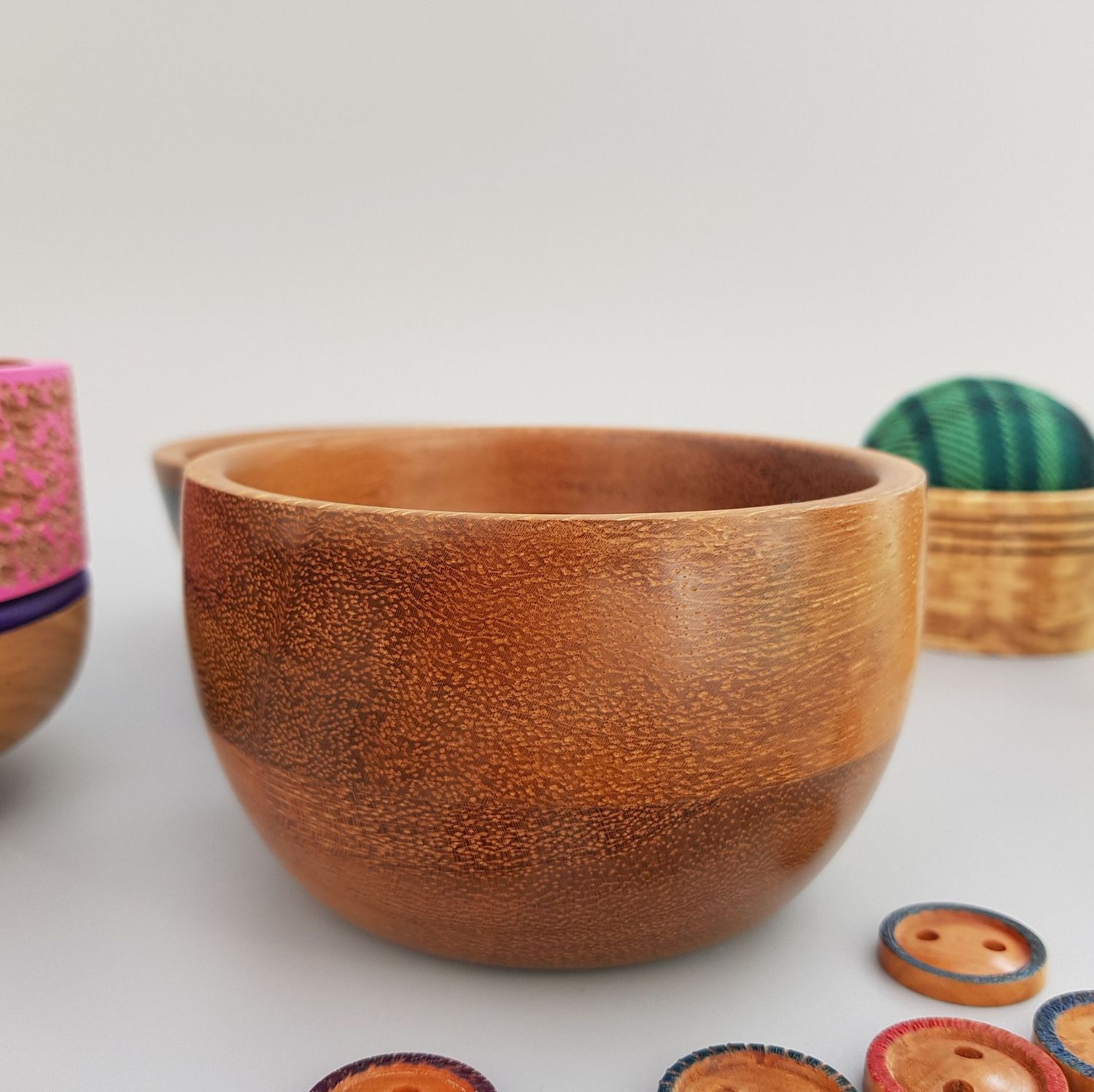 Notions Pot - Sapele Notions Pot - Sapele