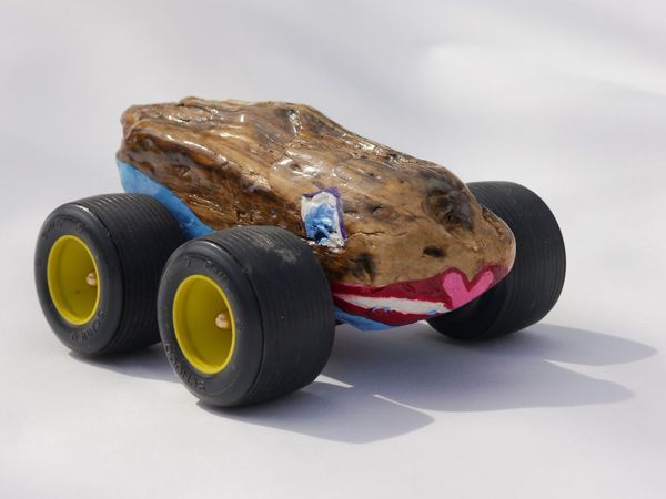 Schwemmholz -Unikat Modellauto