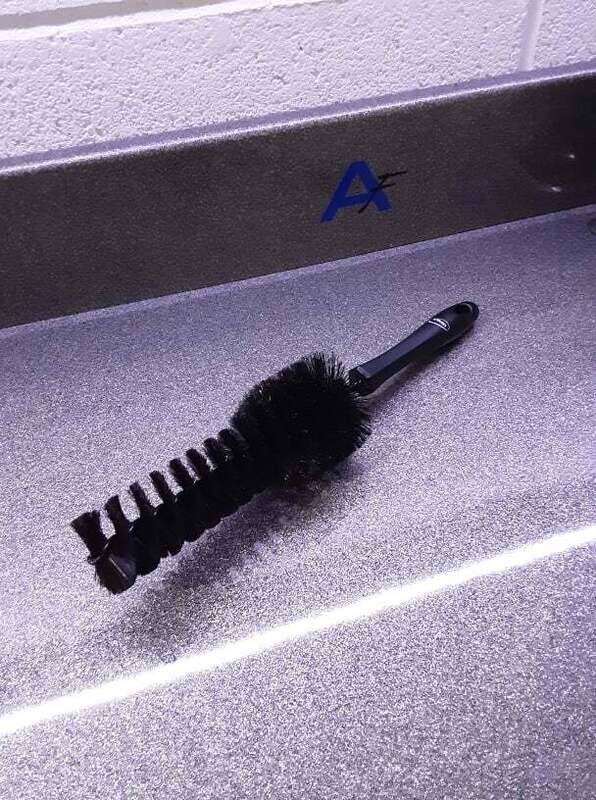 Vikan soft wheel cleaning brush