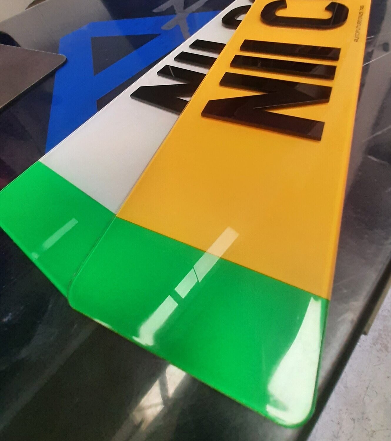 (Pair) Standard size legal number plates