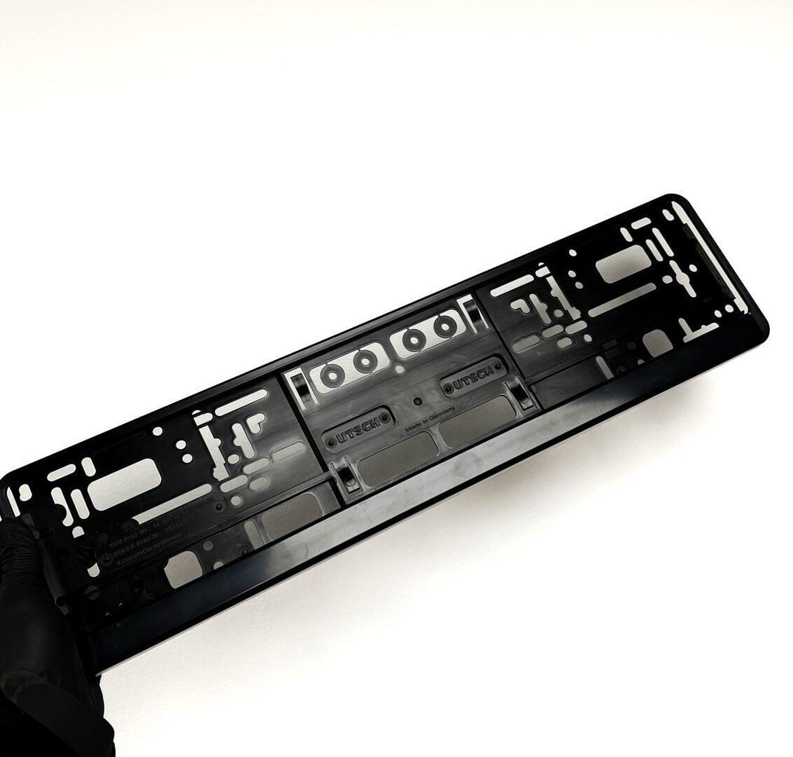 Number plate holder (Black)
