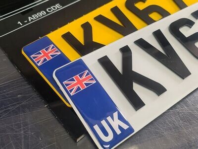 Road legal plates