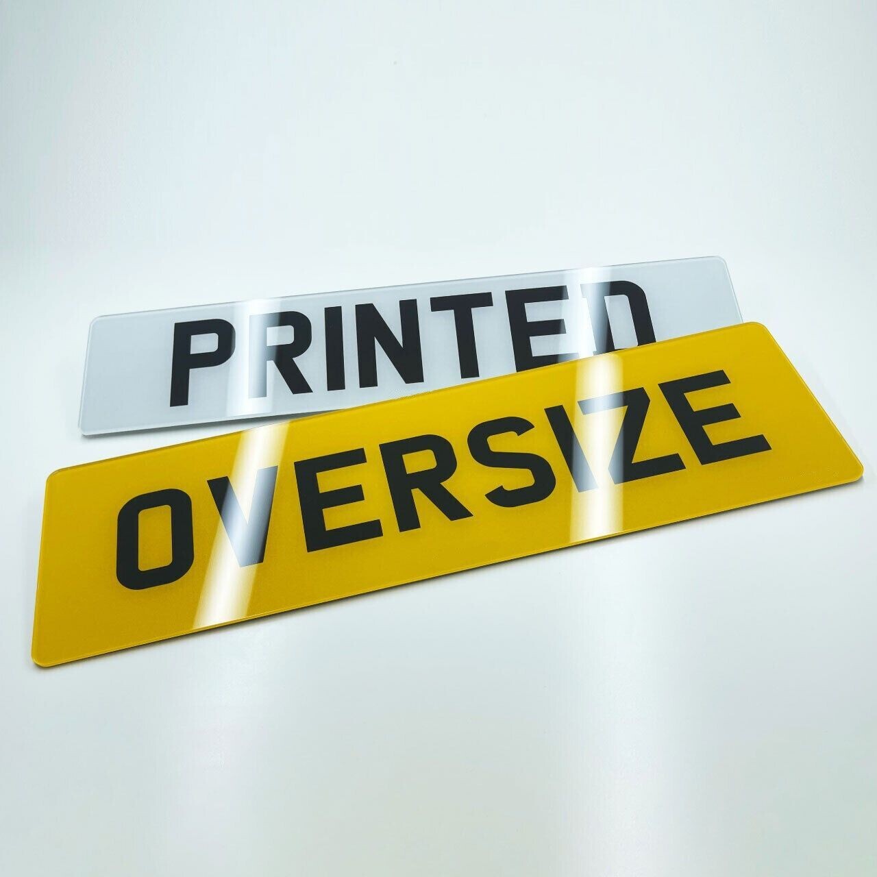 Oversize rear plate