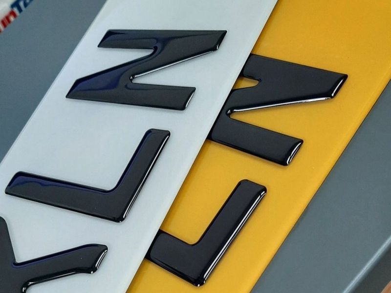 3d gel number plates