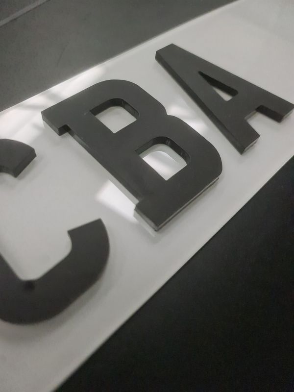 4d matt show number plates