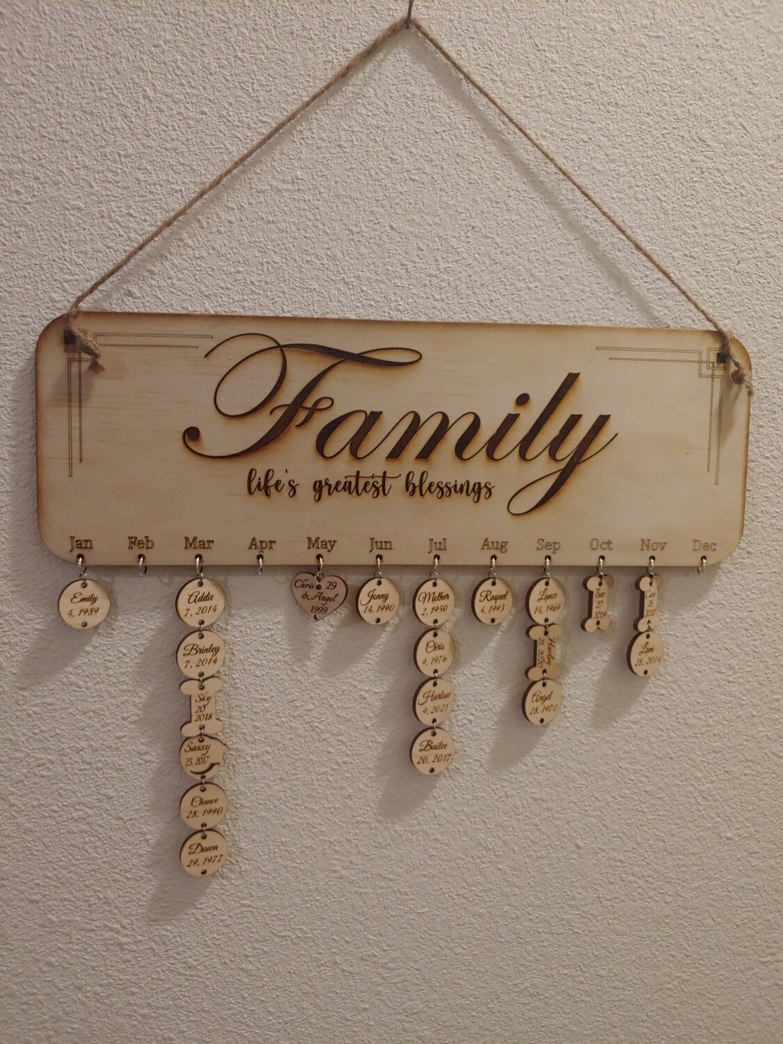 Personalized Family Calendar Personalized Family Calendar