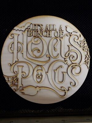 Sign - Paintable Hocus Pocus