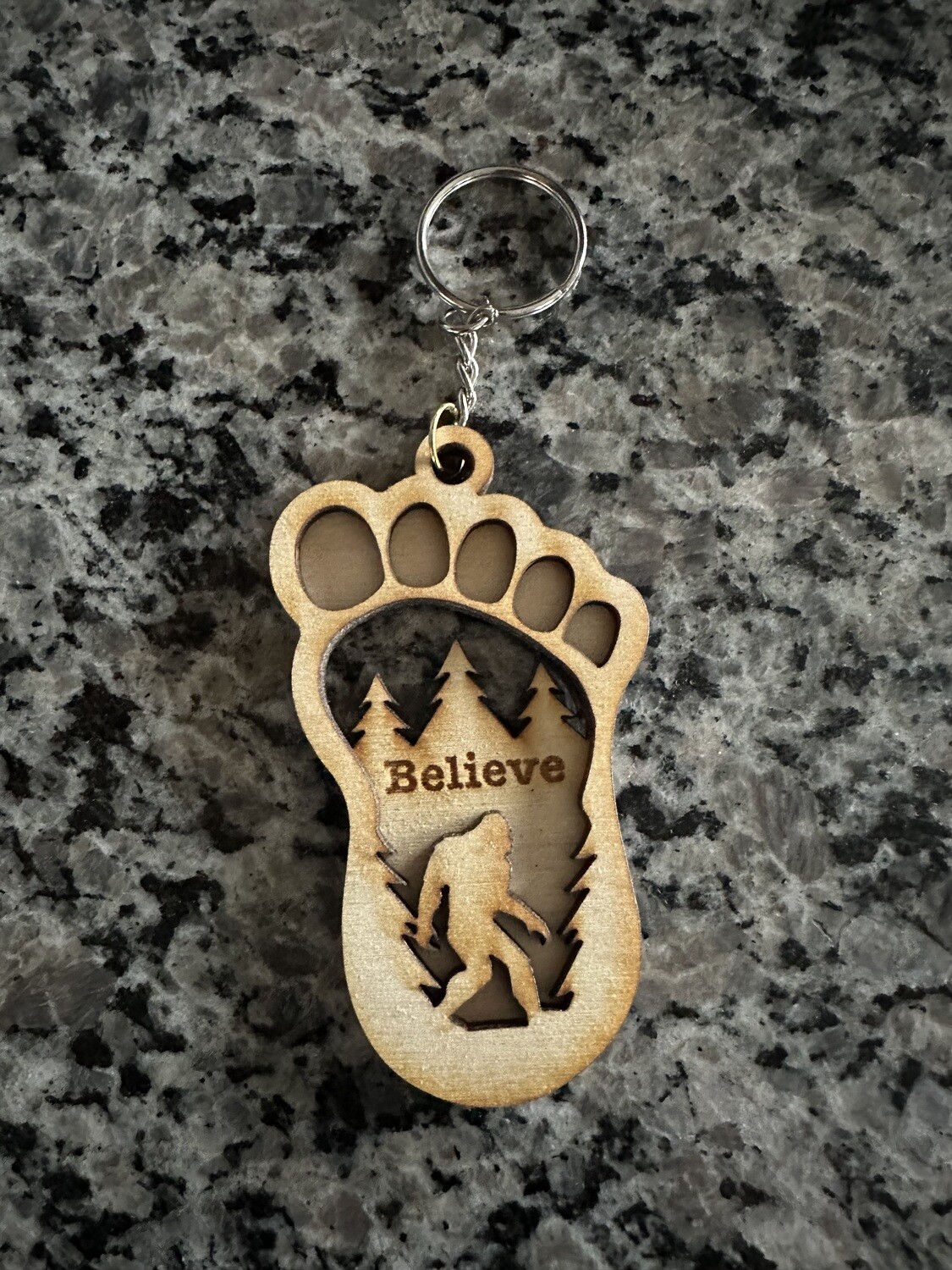Bigfoot Keychain
