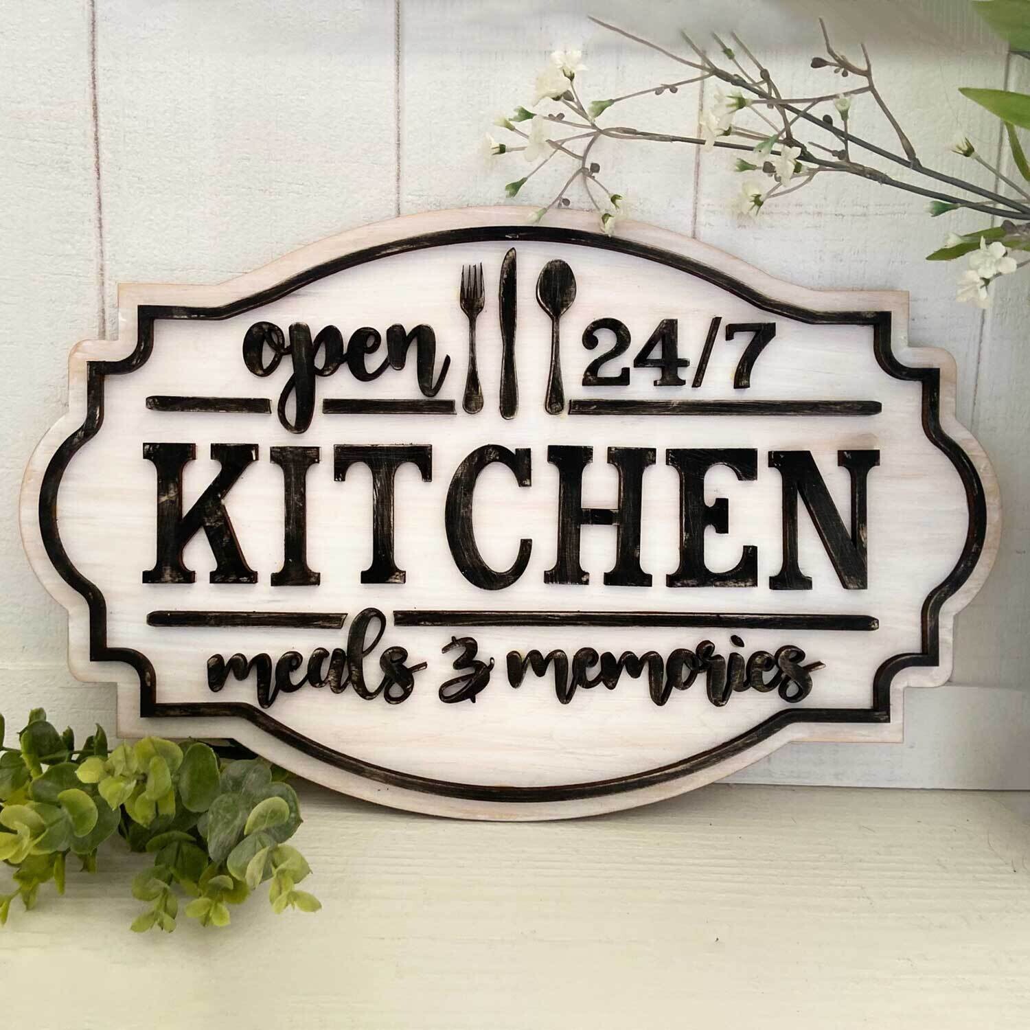 Sign Kitchen - Meals &amp; Memories