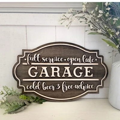 Sign Garage - Cold beer &amp; Free Advice
