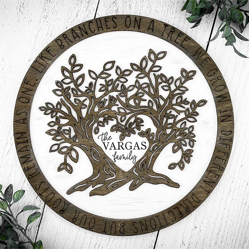 Customize Branches On A Tree Sign