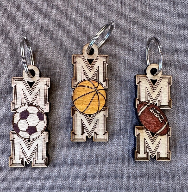 Sports Mom Keychain