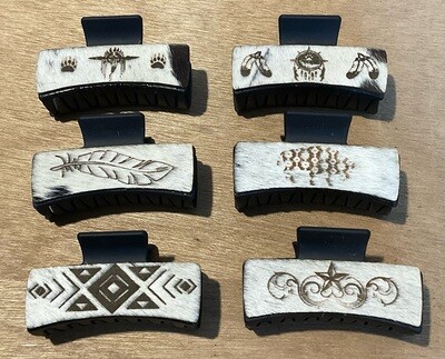 Hair on Hide Hair Clips