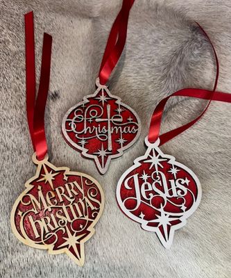 Ornament Sparkling Trio