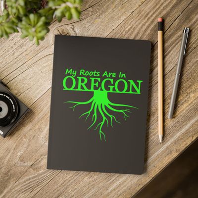 Oregon Roots Softcover Journal - Perfect for Note-Taking, Journaling, Gifts for Writers, Travel Inspiration, Eco-Friendly