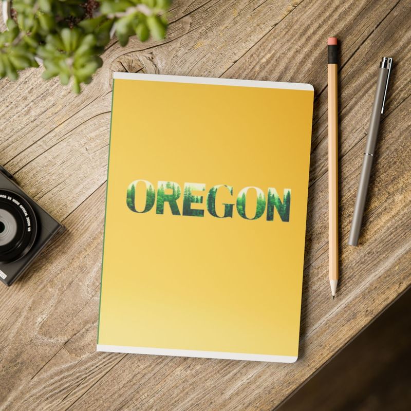 Oregon Softcover Journal - Perfect for Nature Lovers, Travel Enthusiasts, Gifts for Writers, Eco-Friendly Notebooks, Journaling