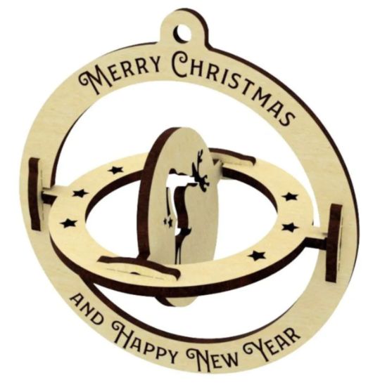 Ornament Rotating Deer
