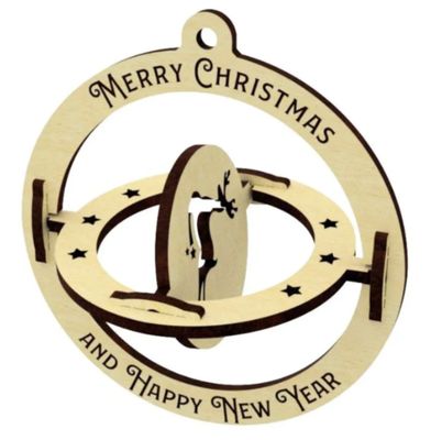 Ornament Rotating Deer