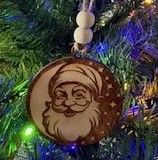 Ornament Santa Engraved