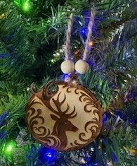 Ornament Reindeer Engraved
