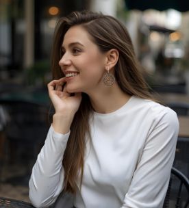 Earrings Intricate Mandala