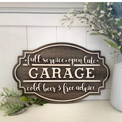 Sign Garage - Cold beer &amp; Free Advice