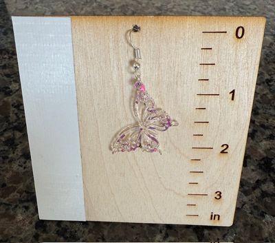 Earrings Sparkling Butterflies