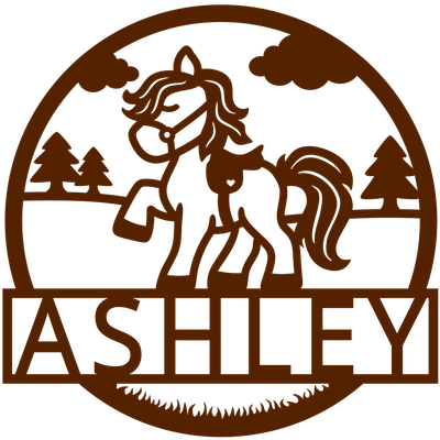 Pony Name Sign Customize