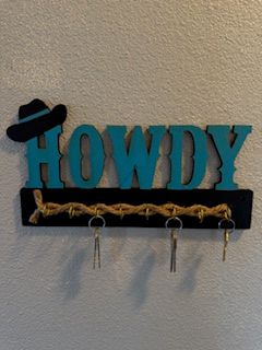 Key Holder Howdy