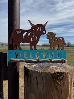 Key Holder Highland Cows