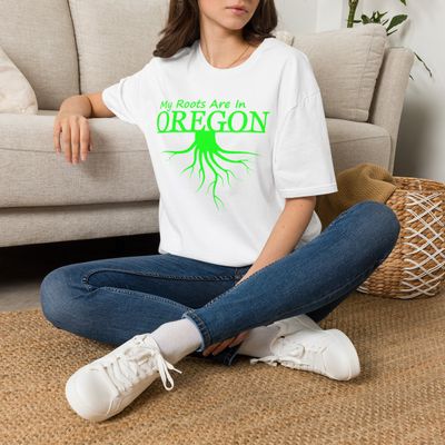 T-Shirt My Roots Are In Oregon | Green