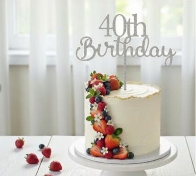 Cake Topper Milestone Birthday
