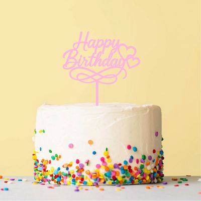 Cake Toppers "Happy Birthday"