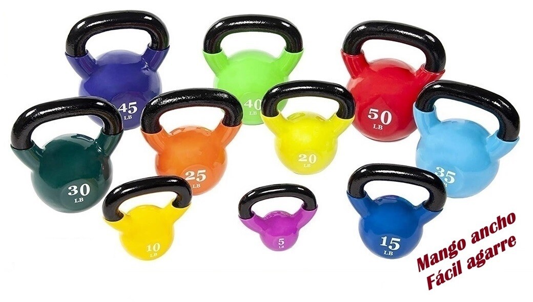 Kettlebells (Varios Tamaños) $2.65/Libra
