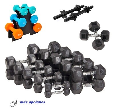 Mancuernas &quot;Dumbbells&quot; Profesional/Comercial - Peso Fijo... $2.65/Libra